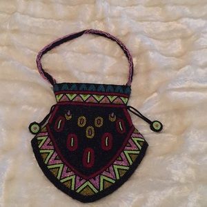 Hand beaded purse